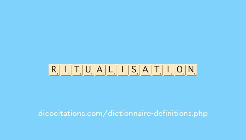ritualisation