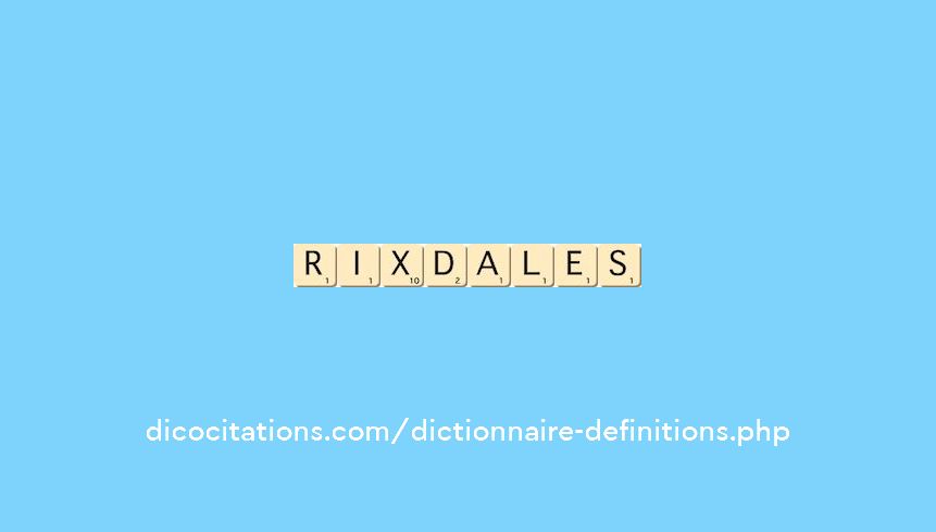 rixdales rixdales