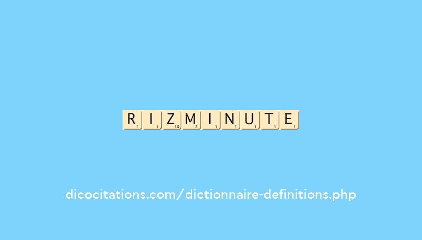 riz-minute riz-minute