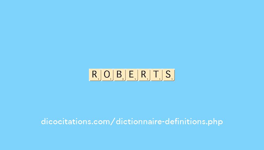 roberts roberts