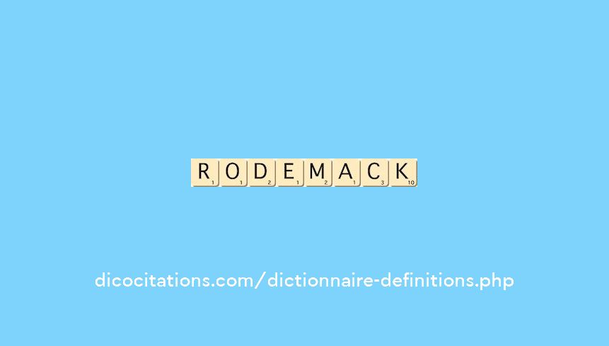 rodemack rodemack