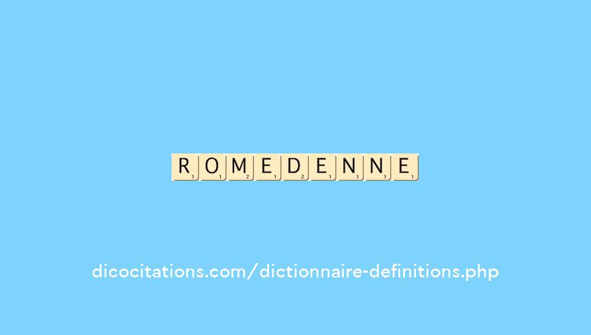 romedenne romedenne
