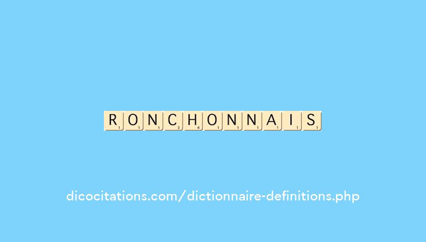 ronchonnais