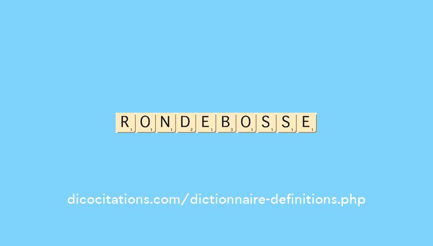 ronde-bosse