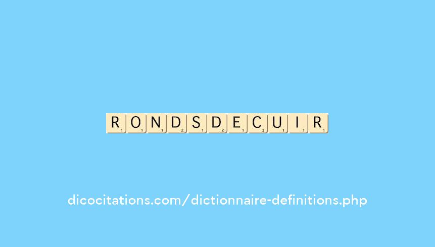 ronds-de-cuir ronds-de-cuir