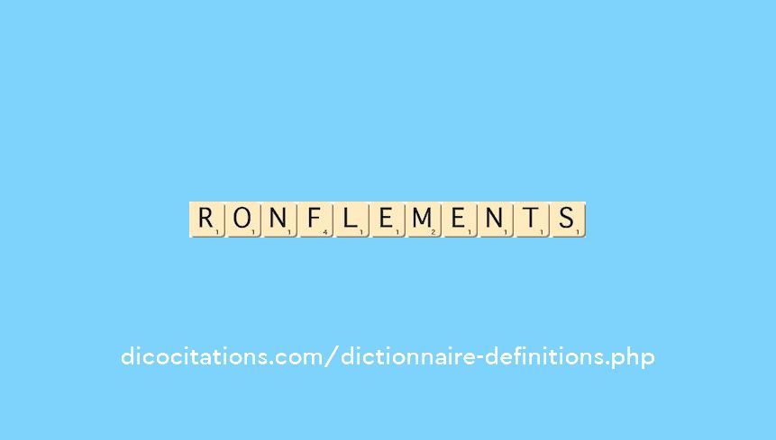 ronflements ronflements
