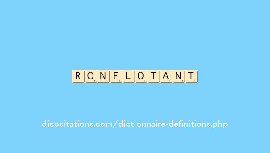 ronflotant ronflotant