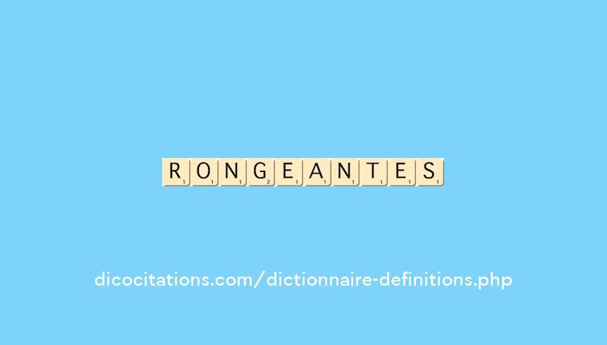 rongeantes rongeantes
