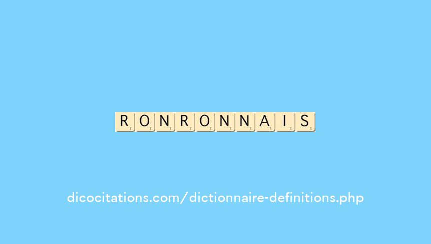 ronronnais
