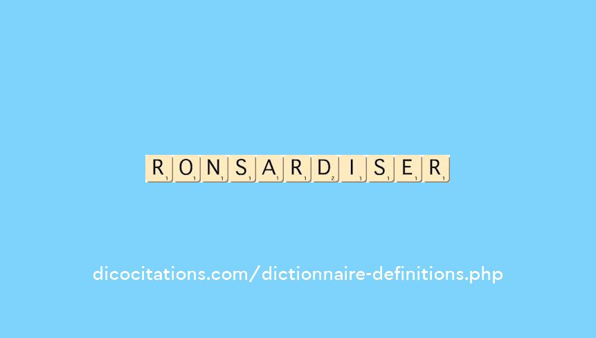 ronsardiser