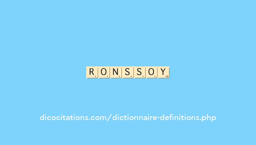 ronssoy