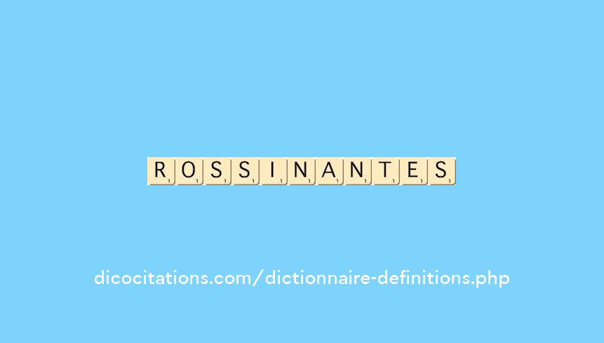 rossinantes