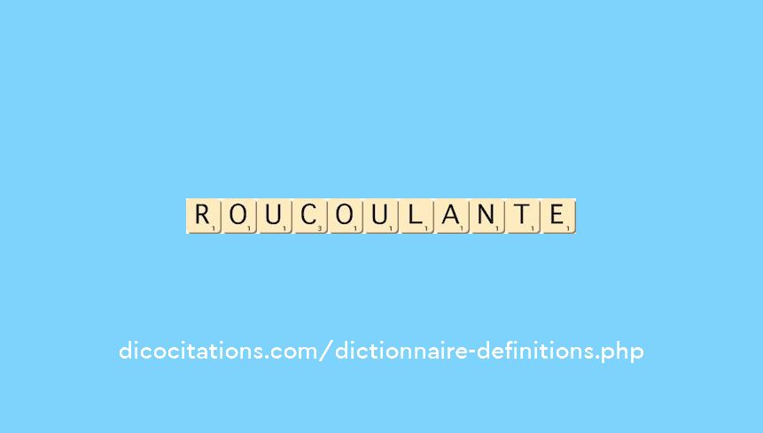 roucoulante roucoulante