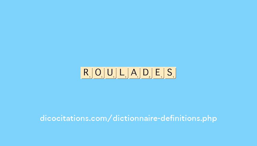roulades roulades