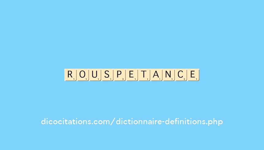 rouspetance rouspetance