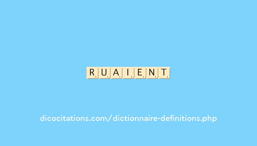 ruaient