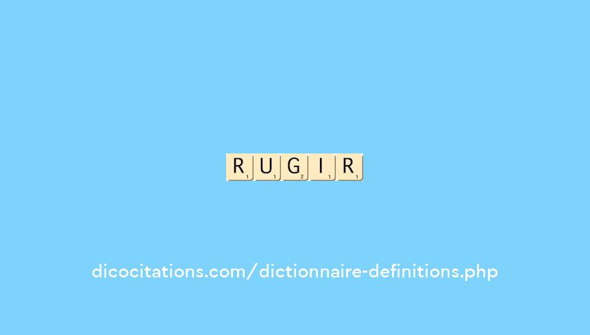 rugir