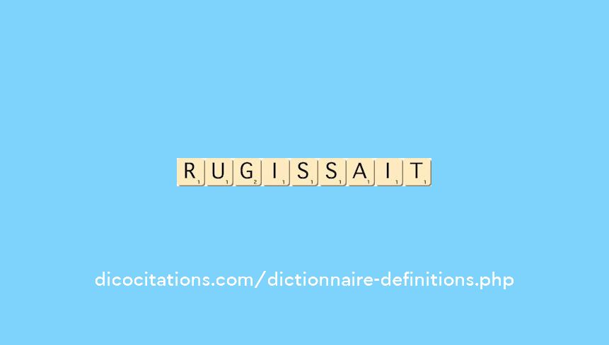 rugissait