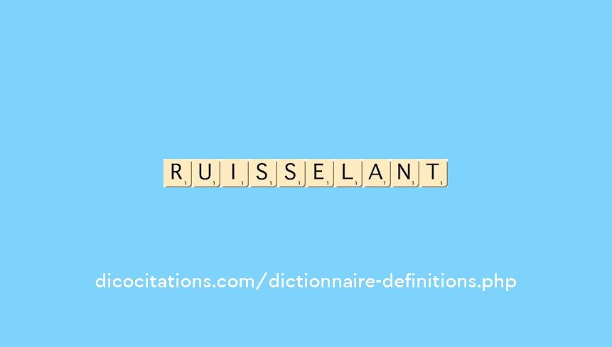 ruisselant