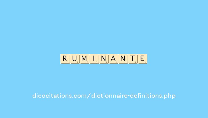 ruminante