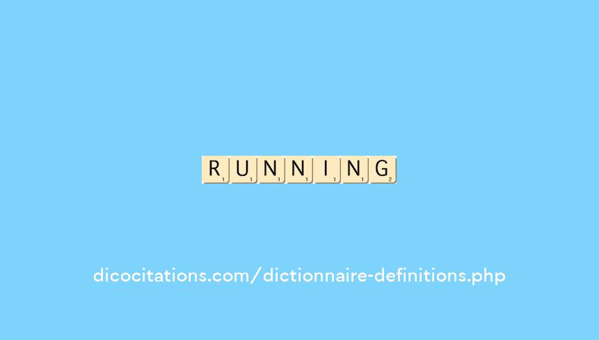 running running