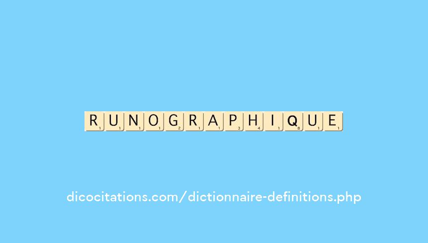 runographique
