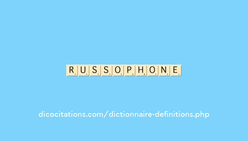 russophone russophone