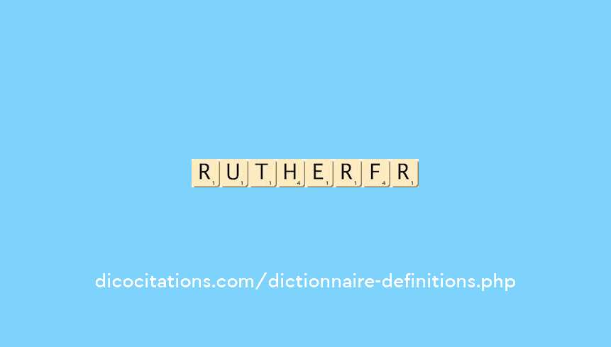 rutherford rutherford