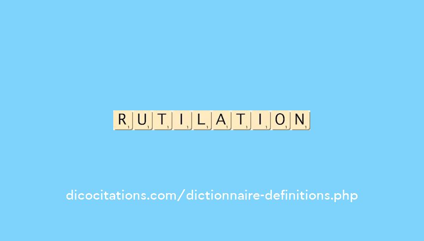 rutilation