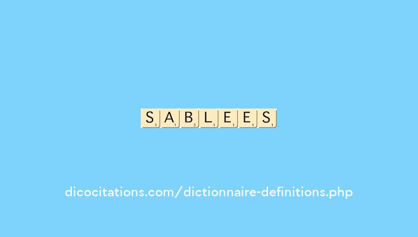 sablees sablees