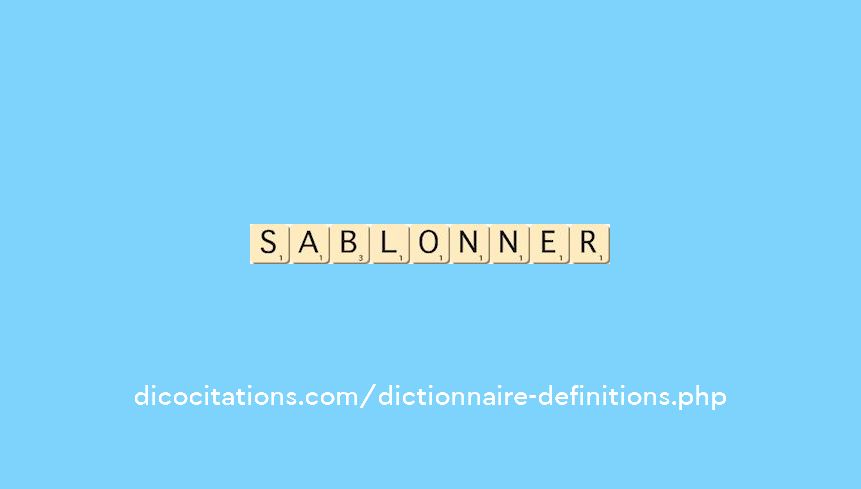 sablonner