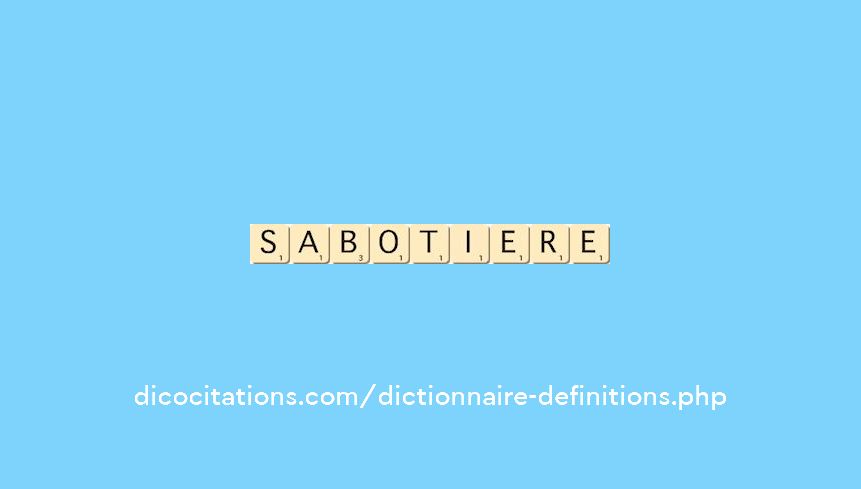 sabotiere