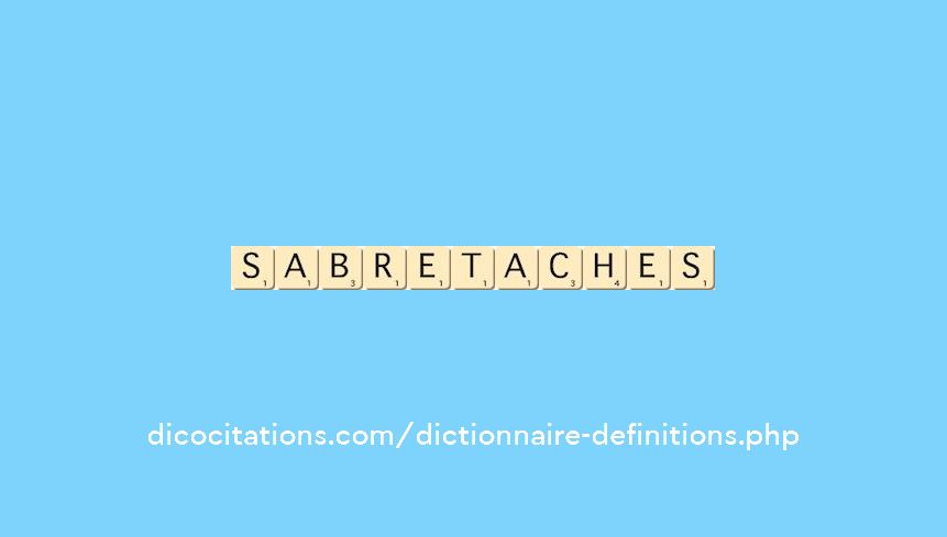 sabretaches sabretaches