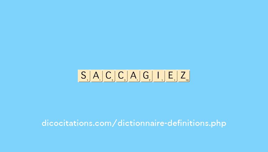 saccagiez saccagiez
