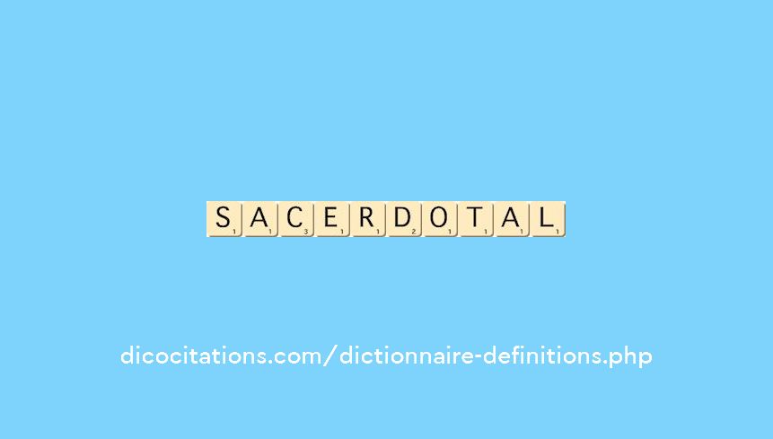 sacerdotal