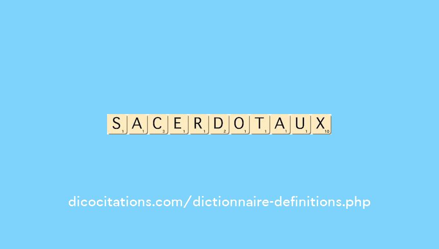 sacerdotaux sacerdotaux