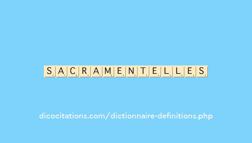 sacramentelles