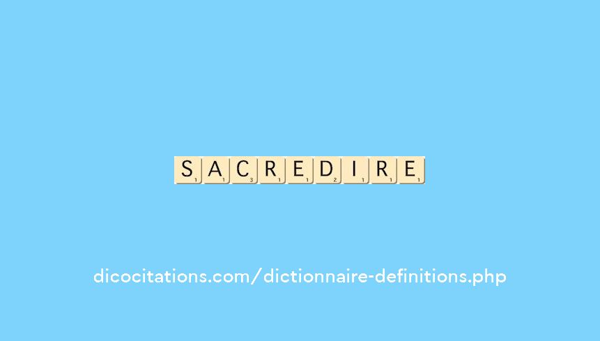 sacredire