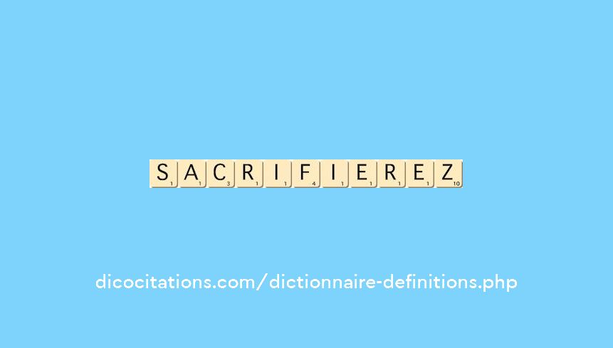 sacrifierez