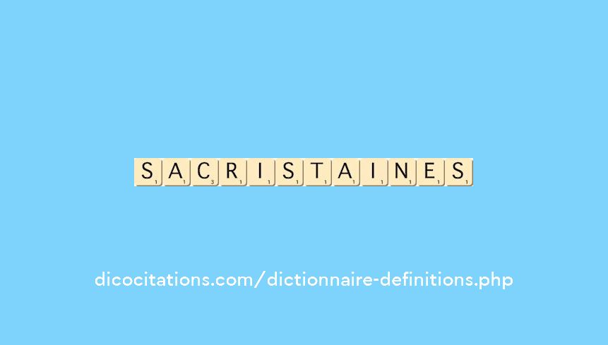 sacristaines