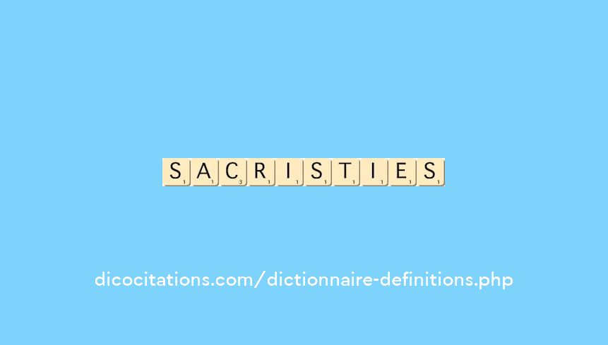 sacristies sacristies