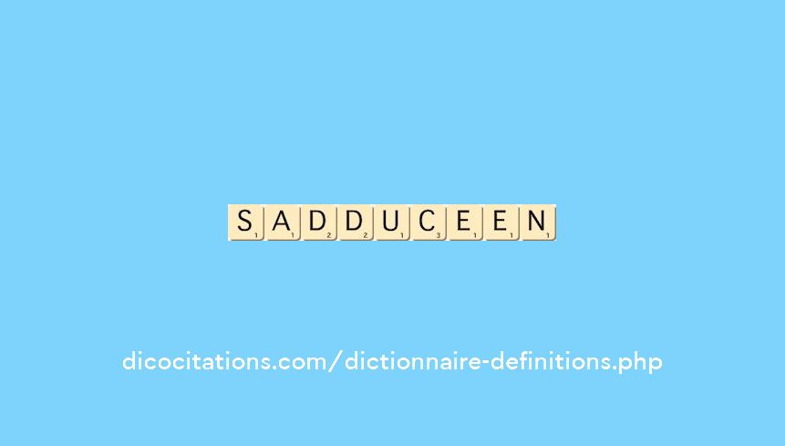 sadduceen