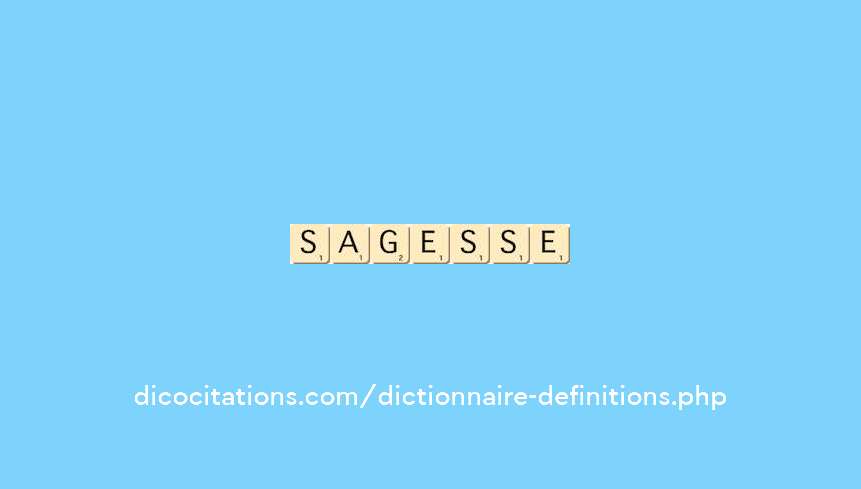 sagesse