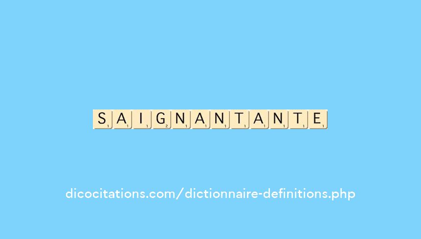saignant--ante
