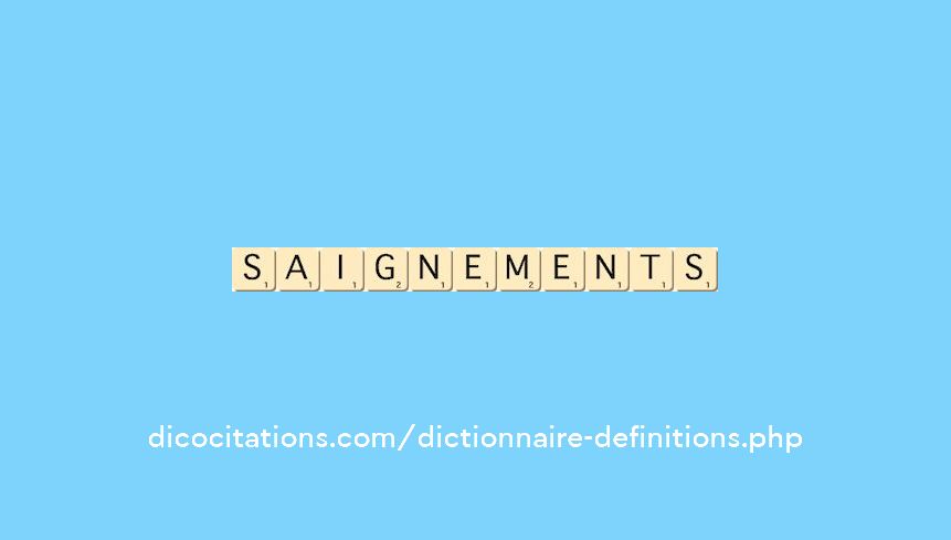 saignements saignements