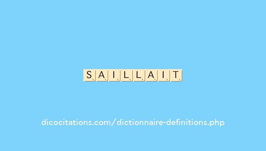 saillait