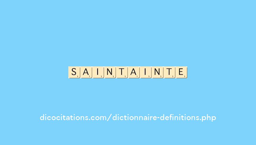saint--ainte