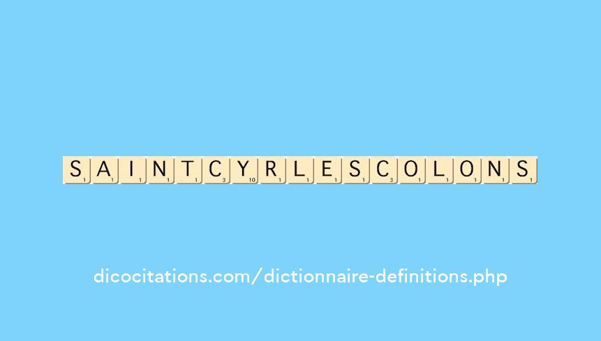 saint-cyr-les-colons