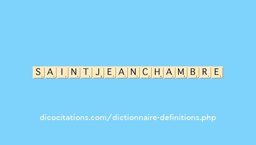 saint-jean-chambre