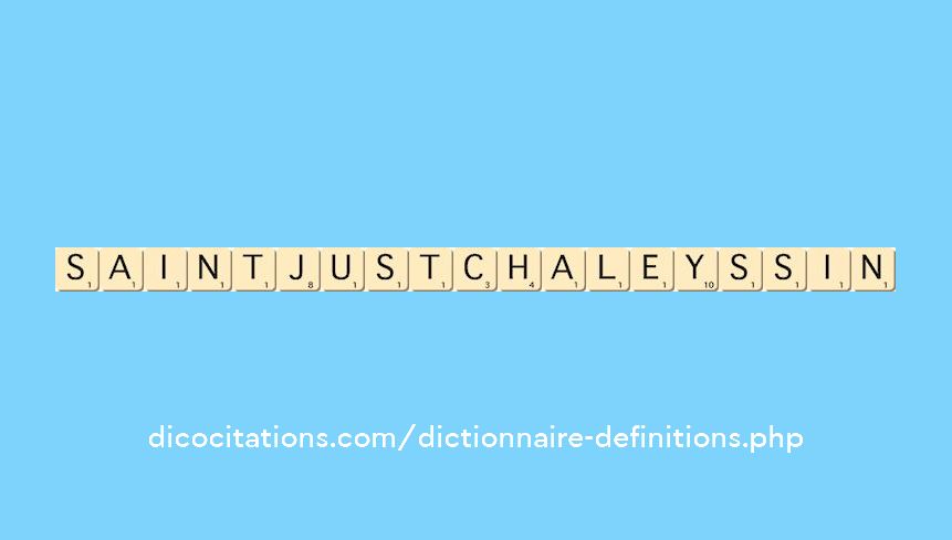 saint-just-chaleyssin